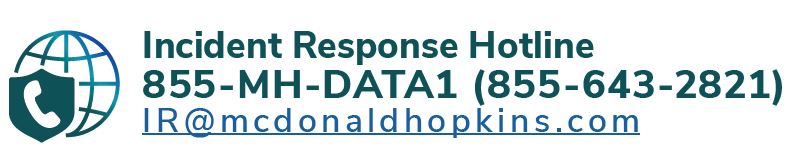 McDonald Hopkins Incident Response Graphic